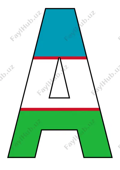 alifbo o'zbek va ingliz bayroq fonida — PDF