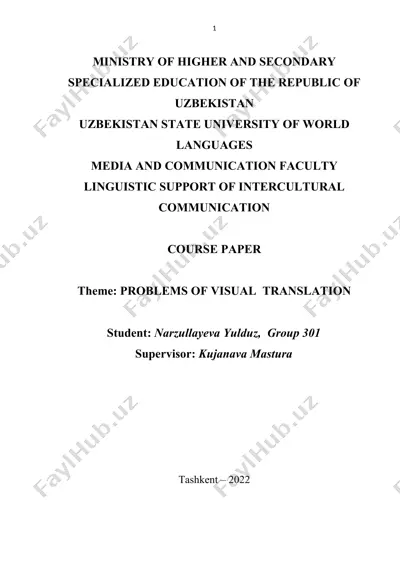 problems of visual translation — DOCX
