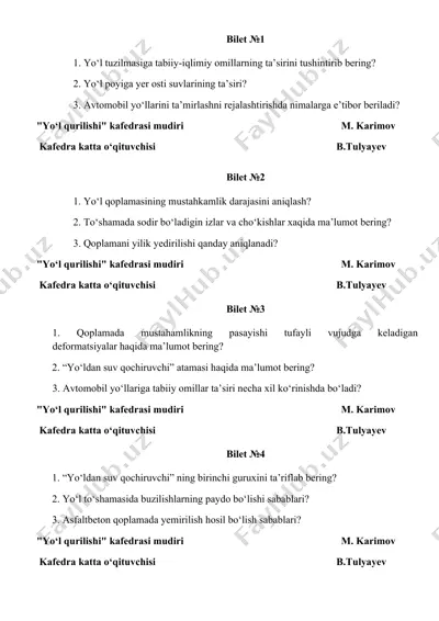 qoplamada mustahamlikning ta'siri — DOCX