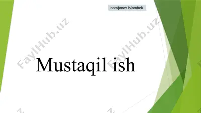 temuriylar davrida foydalanilgan tangalar — PPTX