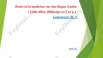 lotin tili tarixidan — PPTX