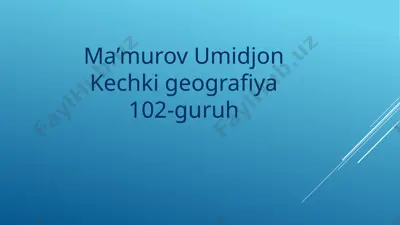 endogen geologik jarayonlar intruziv magmatizm — PPTX