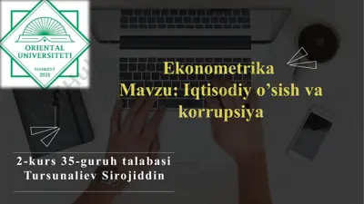 ekonometrika — PPTX