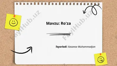 islom dinida ro'za — PPTX