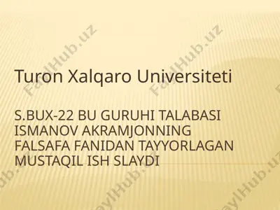 falsafaning metod qonun va kategoriylari — PPTX