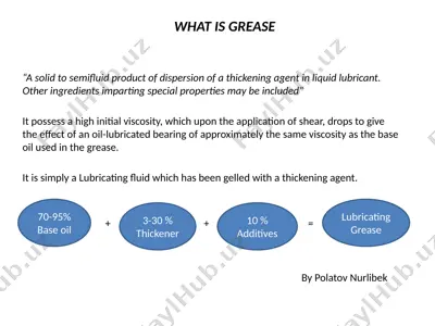 what is grease — PPTX