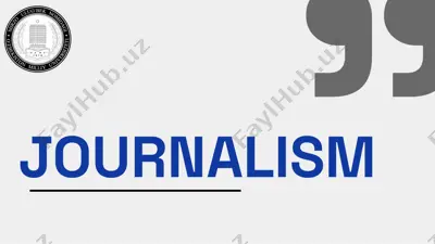 journalism — PPTX