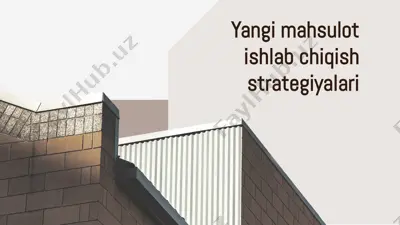 yangi mahsulot ishlab chiqish strategiyalari — PPTX