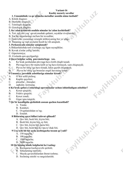 kasbiy nazariy savollar — DOCX