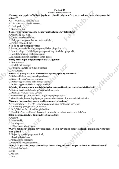 kasbiy nazariy savollar — DOCX