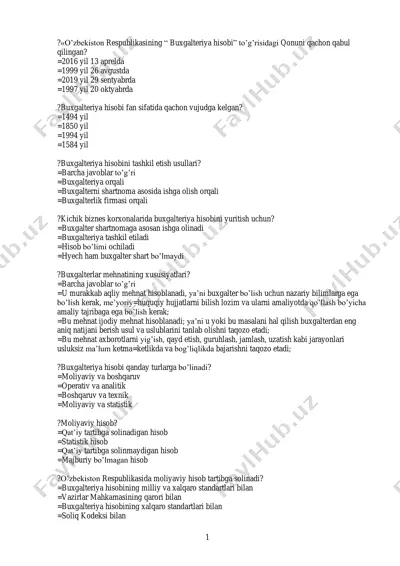 buxgalteriya hisobi — PDF