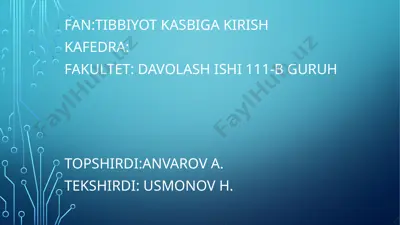 yotoq yaralarni davolash va profilaktikasi — PPTX