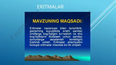 eritmalar — PPTX