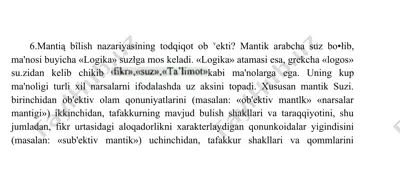 mantiqiy nazariyalar — DOCX