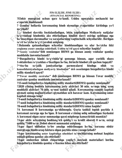 financial reporting — PDF