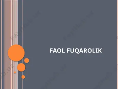 faol fuqarolik — PPTX