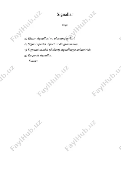 signallar — DOC