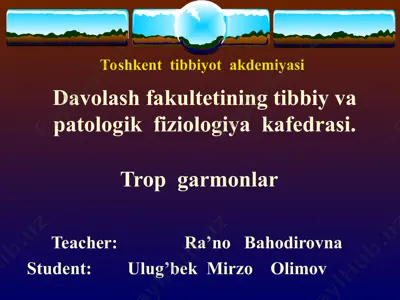trop garmonlari haqida — PPT