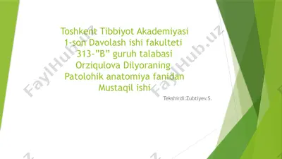 prostata bezi patologiyasi: prostotit, prostata adenomasi, prostata bezi raki — PPTX