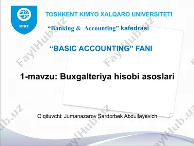 basic accounting — PPTX