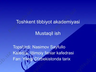 o'zbekiston axborot soxasida isloxot qilish — PPTX