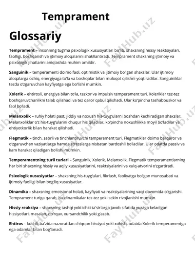 temprament — PDF