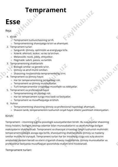 temprament — PDF