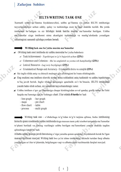 ielts writing task one — PDF