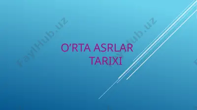 buyuk erkinliklar xartiyasi tarixi — PPTX