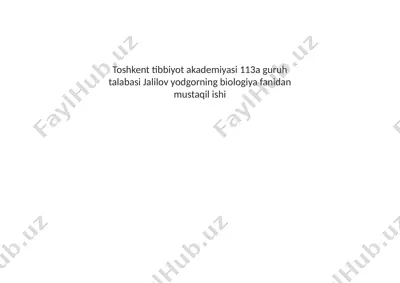odamlar genetikasining tekshirish usullari — PPTX
