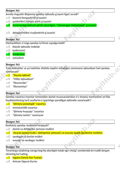 avreliy avgustin blajenniy va iqtisodiy g'oyalar — DOCX