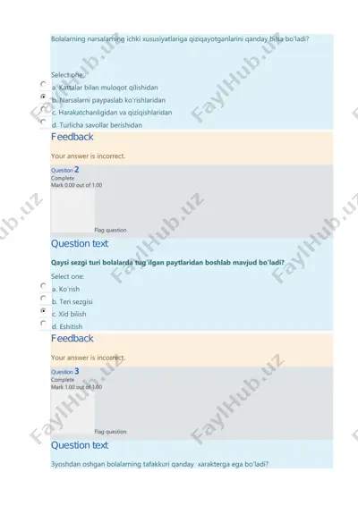 bolalarning ichki xususiyatlari — PDF