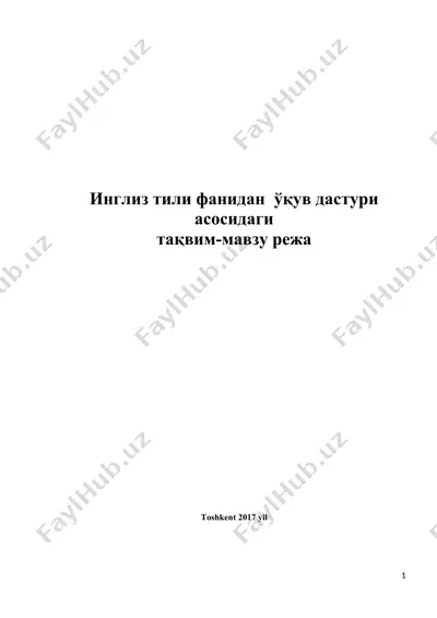 taqvim-mavzuiy rejalar — DOCX