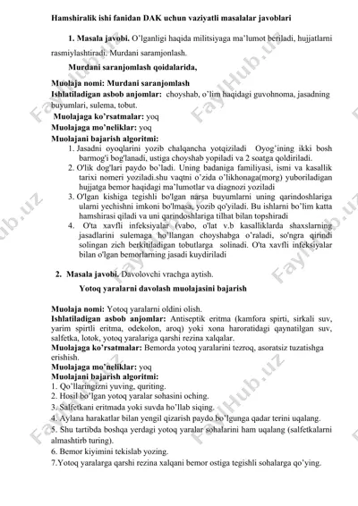murdani saranjomlash — DOCX