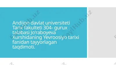 ikkinchi jaxon urushi boshlanishi va oqibatlari — PPTX