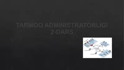 ip address va ularning tasnifi — PPTX
