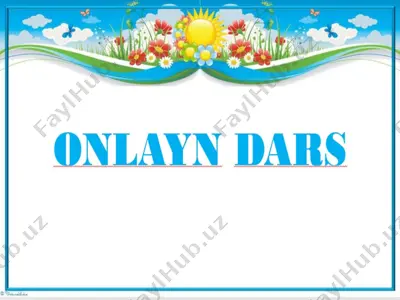 harakatli o`yinchoq yasash onlayn darsi — PPTX