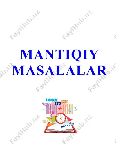 matematika darslarini tashkil etish — DOCX