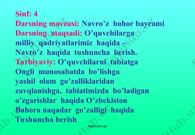 navro’z bahor bayrami — PPT