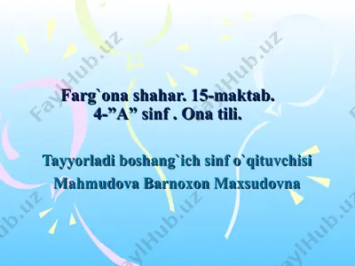 otlarning kelishik qo‘shimchalari bilan qo‘llanishi — PPT
