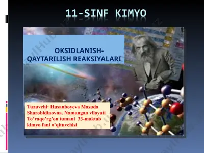oksidlanish-qaytarilish reaksiyalari — PPT