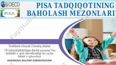 pisa tadqiqotining baholash mezonlari — PDF