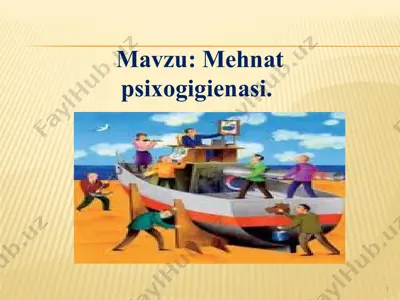mehnat va sog'lik — PPT