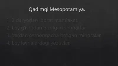 qadimgi mesopotamiya — PPTX