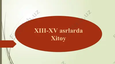 xitoy — PPTX
