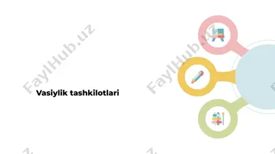vasiylik tashkilotlari — PPTX