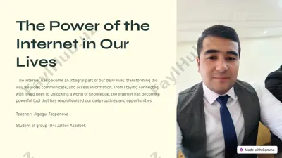 the power of the internet in our lives — PDF