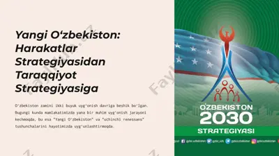 yangi-ozbekiston-harakatlar-strategiyasidan-taraqqiyot-strategiyasiga — PPTX