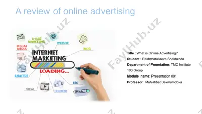 a review of online advertising — PPTX
