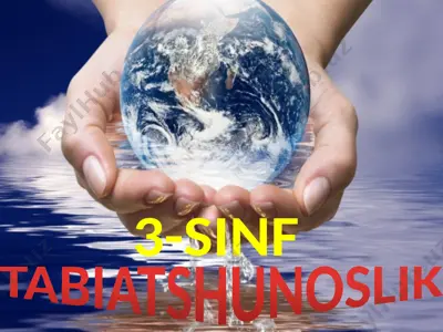 tabiatshunoslik — PPTX